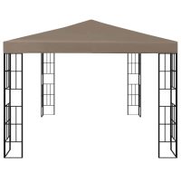 vidaXL Paviljong 4x3 m taupe - Bild 4