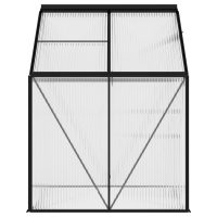 vidaXL Växthus antracit aluminium 2,47 m³ - Bild 6