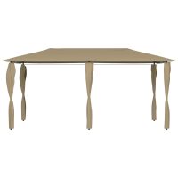 vidaXL Paviljong med stolpar 2,98x5,3x2,59 m taupe 160 g/m² - Bild 3