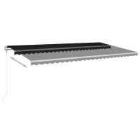 vidaXL Automatisk markis med vindsensor & LED 600x350 cm antracit - Bild 3