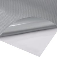 vidaXL Bilfoliering 4D silver 100x150 cm - Bild 5