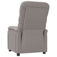 vidaXL Reclinerfåtölj taupe tyg - Bild 5