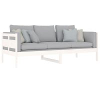 vidaXL Dagbädd vit 80x200 cm massiv furu - Bild 8