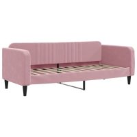 vidaXL Dagbädd med madrass rosa 80x200 cm sammet - Bild 3