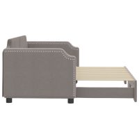 vidaXL Dagbädd utdragbar taupe 80x200 cm tyg - Bild 4