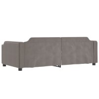 vidaXL Dagbädd utdragbar taupe 80x200 cm tyg - Bild 7