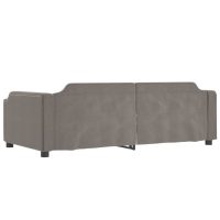 vidaXL Dagbädd utdragbar med lådor taupe 80x200 cm tyg - Bild 7