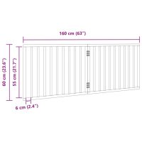 vidaXL Hundgrind hopfällbar 2 paneler svart 160 cm poppel - Bild 9