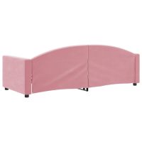 vidaXL Dagbädd rosa 80x200 cm sammet - Bild 5