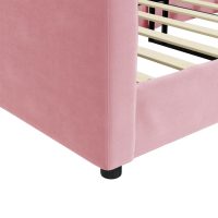 vidaXL Dagbädd rosa 80x200 cm sammet - Bild 6