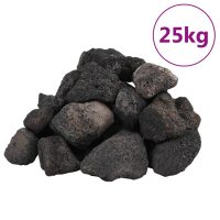 vidaXL Lavastenar 25 kg svart 5-8 cm - Bild 2