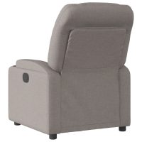 vidaXL Elektrisk reclinerfåtölj taupe tyg - Bild 4