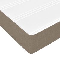 vidaXL Pocketresårmadrass taupe 120x190x20 cm tyg - Bild 5