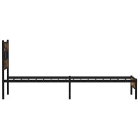 vidaXL Sängram utan madrass med huvudgavel sonoma-ek 107x203 cm - Bild 5