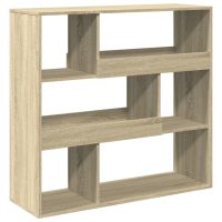 vidaXL Bokhylla/Rumsavdelare sonoma-ek 100x33x94,5 cm - Bild 2