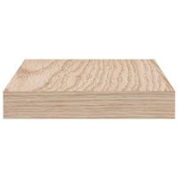 vidaXL Svävande hyllor 4 st 50x23,5x4 cm konstruerat trä - Bild 4