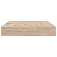 vidaXL Svävande hyllor 4 st 60x23,5x4 cm konstruerat trä - Bild 4