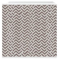 vidaXL Vikbar förvaringslådor 4 st brun 32x32x32 cm non-woven tyg - Bild 10