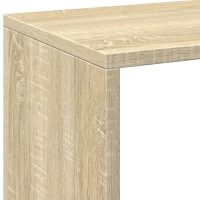 vidaXL Bokhylla/Rumsavdelare sonoma-ek 69,5x29x103,5cm konstruerat trä - Bild 9