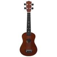 vidaXL Ukulele med väska för barn sopran mörkt trä 23" - Bild 6