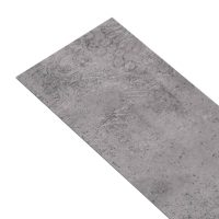 vidaXL Golvbrädor PVC 4,46 m² 3 mm självhäftande cement brun - Bild 7