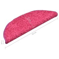 vidaXL Trappstegsmattor 15 st rosa 56x17x3 cm - Bild 8