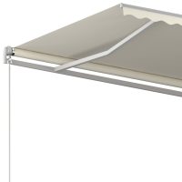 vidaXL Fristående markis automatisk 350x250 cm gräddvit - Bild 7