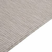 vidaXL Utomhusmatta plattvävd 100x200 cm taupe - Bild 4