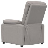 vidaXL Reclinerfåtölj taupe tyg - Bild 5