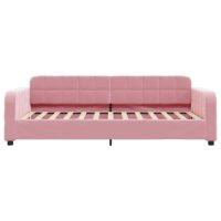 vidaXL Dagbädd utdragbar rosa 90x200 cm sammet - Bild 7