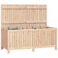 vidaXL Dynbox 147x68x64 cm massiv furu - Bild 4