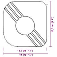 vidaXL Markis infällbar gräddvit 4x3 m tyg&aluminium - Bild 12