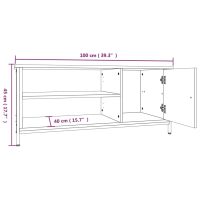 vidaXL Tv-bänk sonoma-ek 100x40x45 cm konstruerat trä - Bild 10