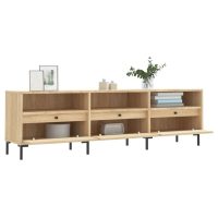 vidaXL Tv-bänk sonoma-ek 150x30x44,5 cm konstruerat trä - Bild 4