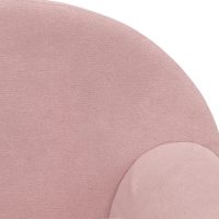 vidaXL Bäddsoffa för barn 2-sits rosa mjuk plysch - Bild 7