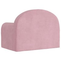 vidaXL Barnsoffa rosa mjuk plysch - Bild 5