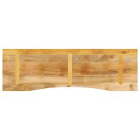 vidaXL Skrivbordsskiva med kurva 160x50x2,5 cm massivt grovt mangoträ - Bild 5