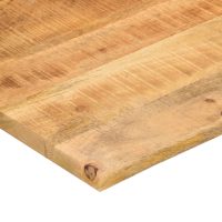 vidaXL Skrivbordsskiva med kurva 100x80x2,5 cm massivt grovt mangoträ - Bild 6