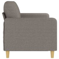 vidaXL 3-sitssoffa taupe 180 cm tyg - Bild 4