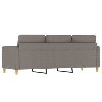 vidaXL 3-sitssoffa taupe 180 cm tyg - Bild 5