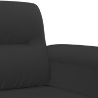 vidaXL 2-sitssoffa Svart 120 cm mikrofibertyg - Bild 6