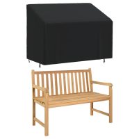 vidaXL Bänkskydd 2-sits svart 134x70x65/94 cm 420D oxford - Bild 2