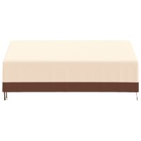 vidaXL Bänkskydd 3-sits beige 204x86x48/73 cm 600D oxford - Bild 3