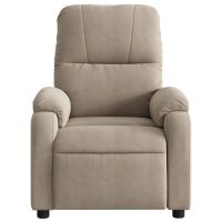 vidaXL Elektrisk reclinerfåtölj taupe mikrofibertyg - Bild 8