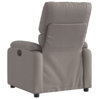 vidaXL Reclinerfåtölj taupe tyg - Bild 5