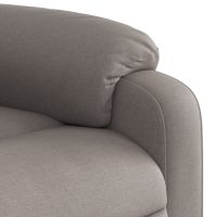 vidaXL Reclinerfåtölj taupe tyg - Bild 8