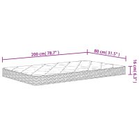 vidaXL Skummadrass medium mjuk 80x200 cm - Bild 7