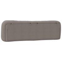 vidaXL Dyna till huvudgavel taupe 180 cm tyg - Bild 7