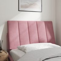 vidaXL Dyna till huvudgavel rosa 80 cm sammet - Bild 3