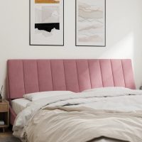 vidaXL Dyna till huvudgavel rosa 180 cm sammet - Bild 3